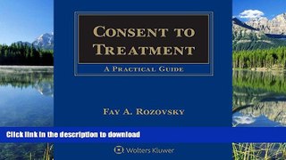 FAVORITE BOOK  Consent to Treatment Through 2015 Supplement FULL ONLINE