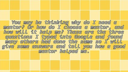 How a Great Mentor Helped Me Make Sales