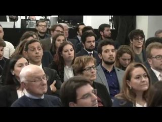 Roma - Renzi interviene all'inaugurazione di Camplus Roma (23.11.16)