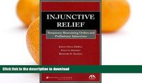 READ BOOK  Injunctive Relief: Temporary Restraining Orders and Preliminary Injunctions  BOOK