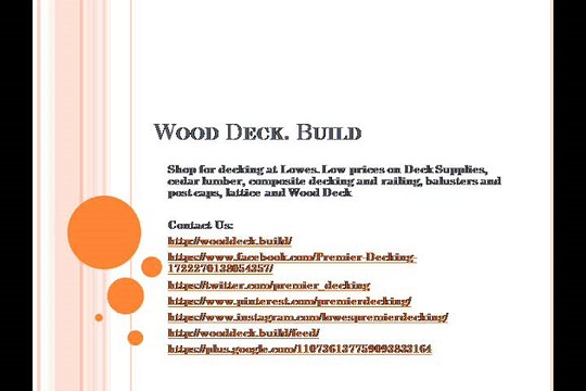decking options - WoodDeck.Build - decking options - Wood Decks