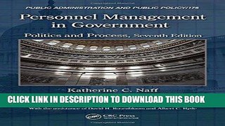 MOBI Personnel Management in Government: Politics and Process, Seventh Edition (Public