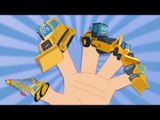 Construction Vehicles Finger Family | Cars Nursery Rhymes Compilation For Kids