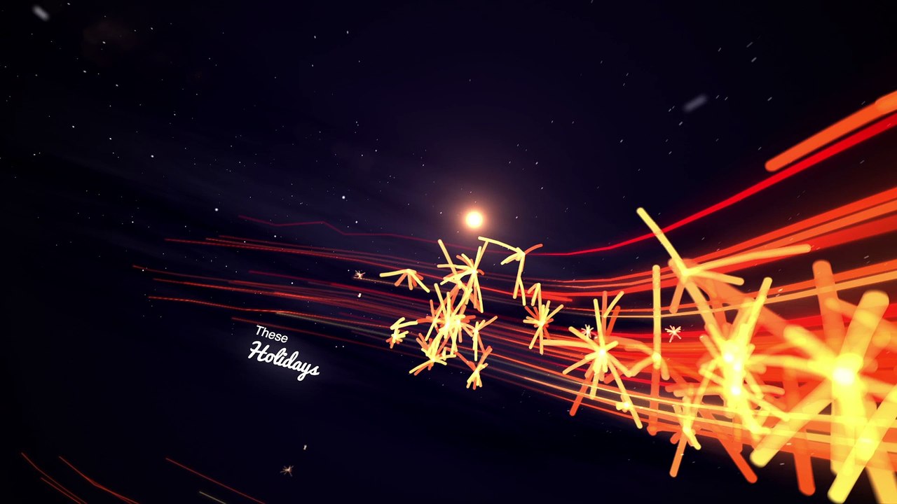 Christmas Sparkle Tree Greeting - After Effects