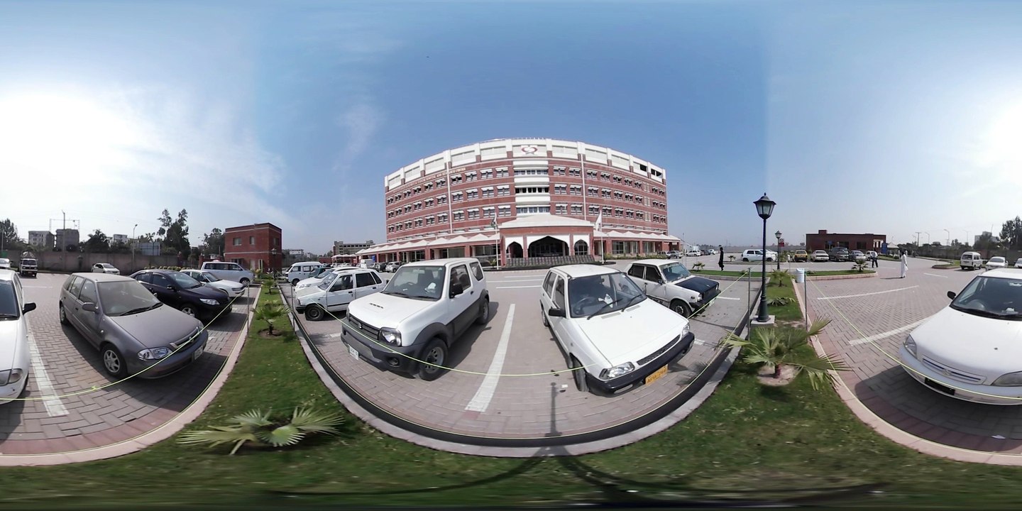Watch 360-degree video of external view of Shaukat Khanum Peshawar