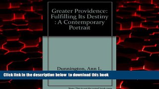 liberty books  Greater Providence: Fulfilling Its Destiny : A Contemporary Portrait BOOOK ONLINE
