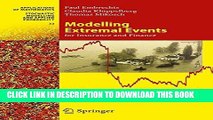 MOBI Modelling Extremal Events: for Insurance and Finance (Stochastic Modelling and Applied