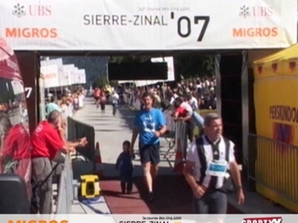 Arrivée à Zinal de Thierry
