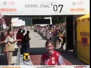 Arrivée à Zinal de Chloé et Fabien