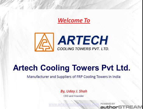 Artech Cooling Towers - Best Manufacturer of FRP Cooling Towers in Gujarat