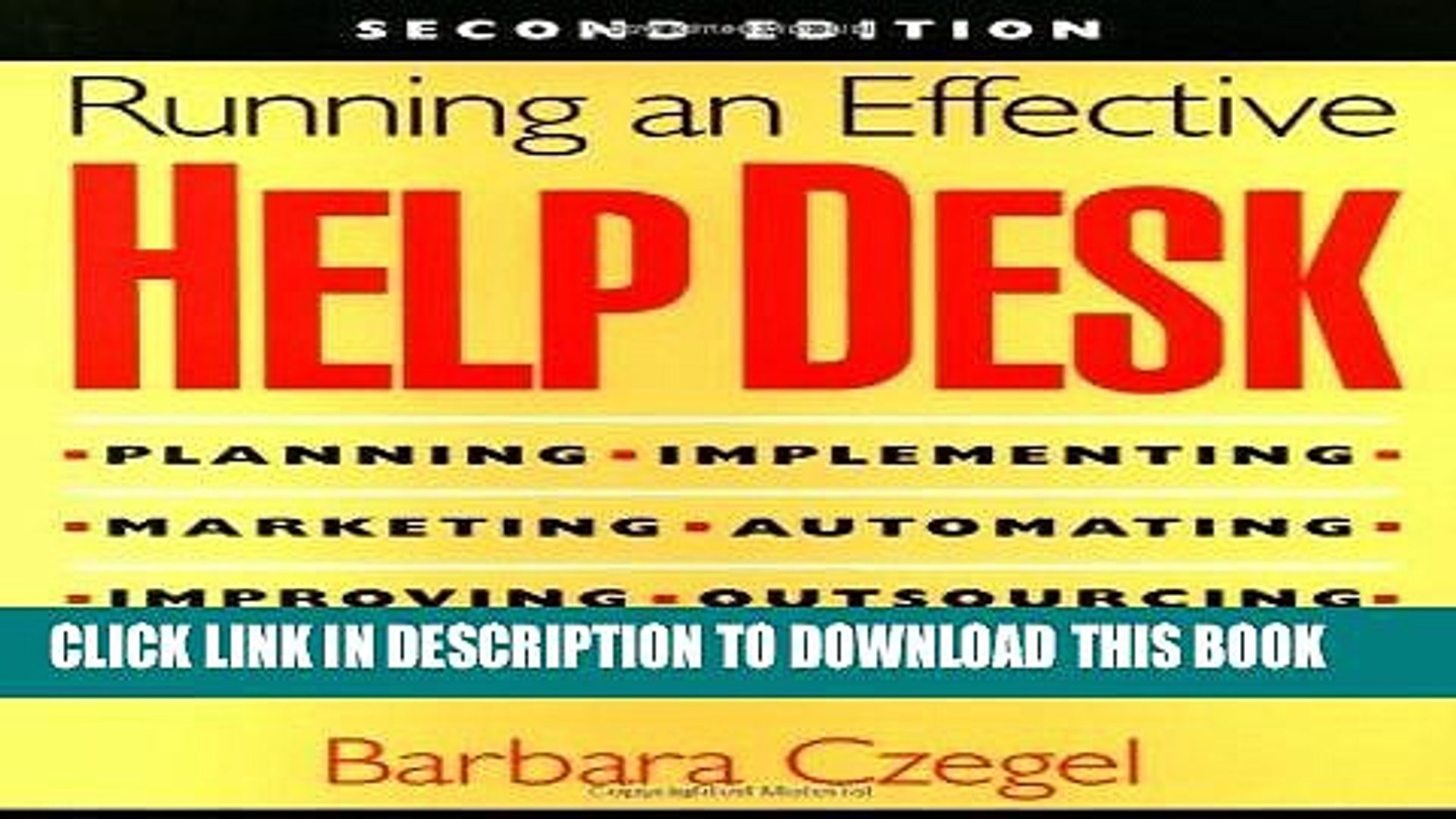 Epub Running An Effective Help Desk 2nd Edition Pdf Online
