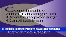 [PDF] Continuity and Change in Contemporary Capitalism (Cambridge Studies in Comparative Politics)