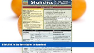 READ BOOK  Statistics Equations   Answers (Quickstudy: Academic)  BOOK ONLINE