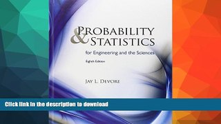 FAVORITE BOOK  Probability and Statistics for Engineering and the Sciences FULL ONLINE