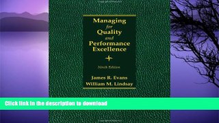 READ  Managing for Quality and Performance Excellence FULL ONLINE