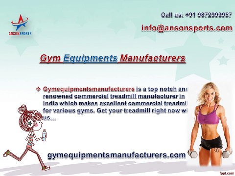 Find Quality Products with Best Gym Equipment Manufacturers in Delhi