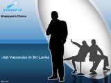 Well-Paid Job Vacancies in Sri Lanka