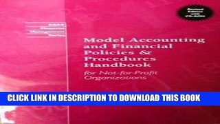 KINDLE Model Accounting and Financial Policies   Procedures Handbook for Not-For-Profit
