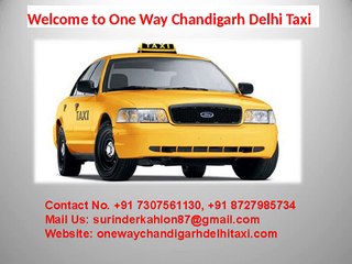 One Way Taxi Chandigarh to Jalandhar | Delhi to Kullu