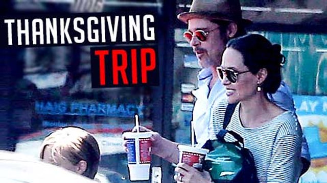 Brad Pitt & Angelina Jolie Taking Thanksgiving Trip TOGETHER | Shiloh Jolie-Pitt