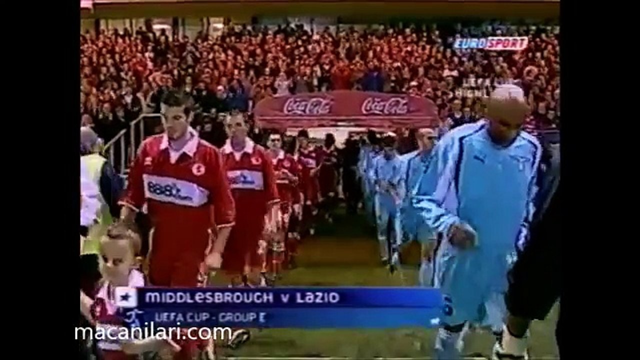 04.11.2004 - 2004-2005 UEFA Cup Group E Matchday 2 Middlesbrough FC 2-0 SS Lazio