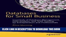 MOBI Databases for Small Business: Essentials of Database Management, Data Analysis, and Staff