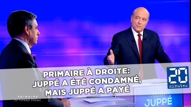 Primaire à droite: Juppé a été condamné, mais Juppé a payé