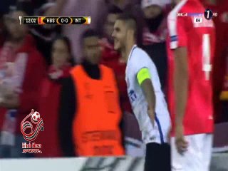 اهداف مباراة ( هبوعيل بئر السبع 3-2 انتر ميلان ) الدوري الاوروبي