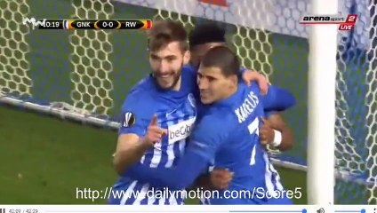 Nikolaos Karelis Goal Genk 1 - 0 Rapid Vienna EL 24-11-2016_HIGH