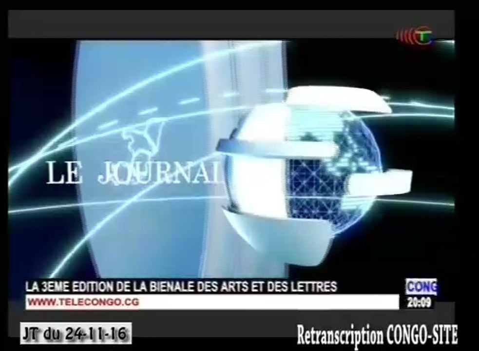 Journal de 20h TVCongo du Jeudi 24 Novembre 2016 -By Congo-Site
