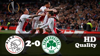 AJAX VS PANATHINAIKOS 2-0 HIGHLIGHTS EUROPA LEAGUE 24/11/2016