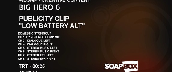 Big Hero 6 Official Clip Low Battery (2014) - TJ Miller, Jamie Chung HD