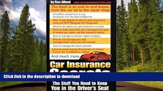 FAVORITE BOOK  Car Insurance Secrets FULL ONLINE