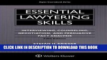 [PDF] Essential Lawyering Skills (Aspen Coursebook) Full Online