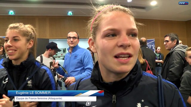 Les Bleues rencontrent leurs supporters