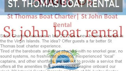 St john boat rental