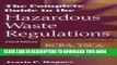 [PDF] The Complete Guide to Hazardous Waste Regulations: RCRA, TSCA, HTMA, EPCRA, and Superfund,
