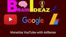 how to work adsense youtube monitization in urdu/hindi  part 1