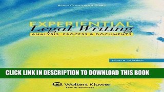 [PDF] Experiential Legal Writing: Analysis, Process, and Documents (Aspen Coursebook) Full Online