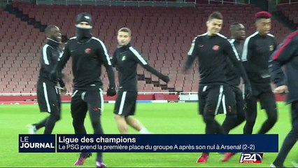 Le PSG prend la première place du groupe A après son nul à Arsenal (2-2)