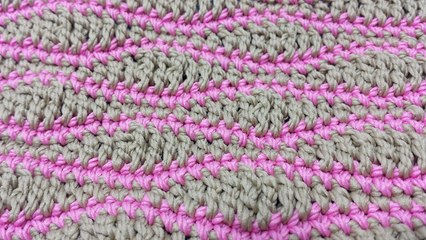 Cara Merajut Motif Ombak