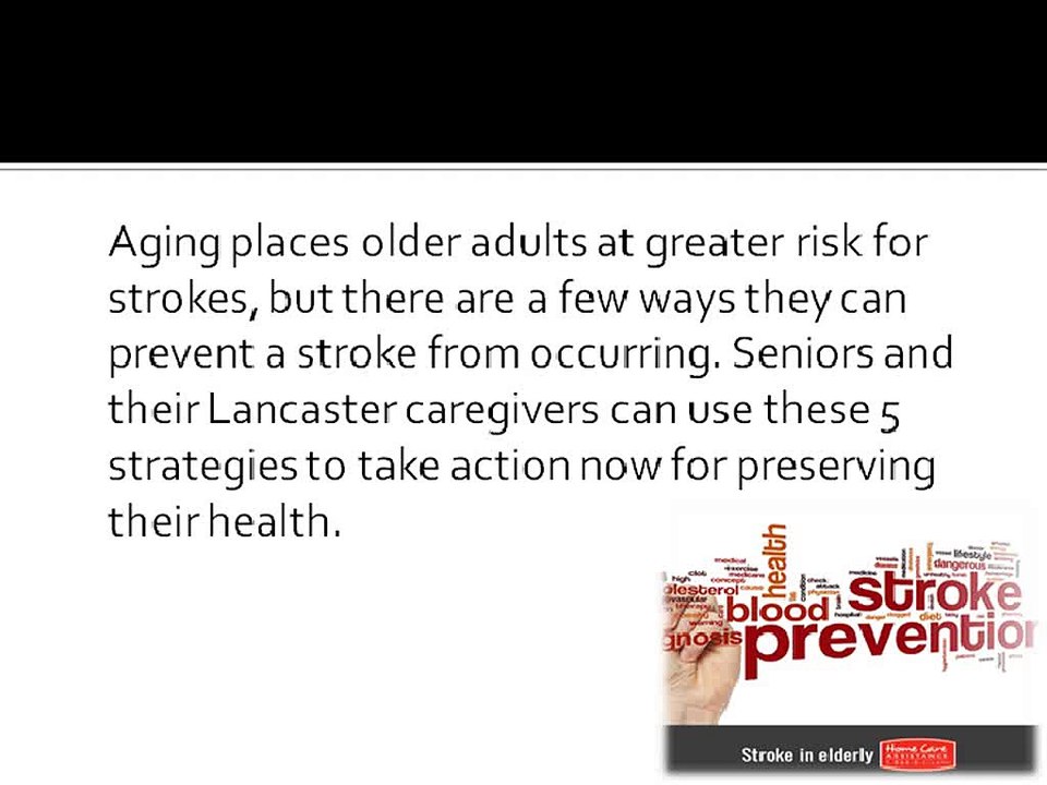 5 Steps Seniors Can Take to Reduce the Risk of Strokes
