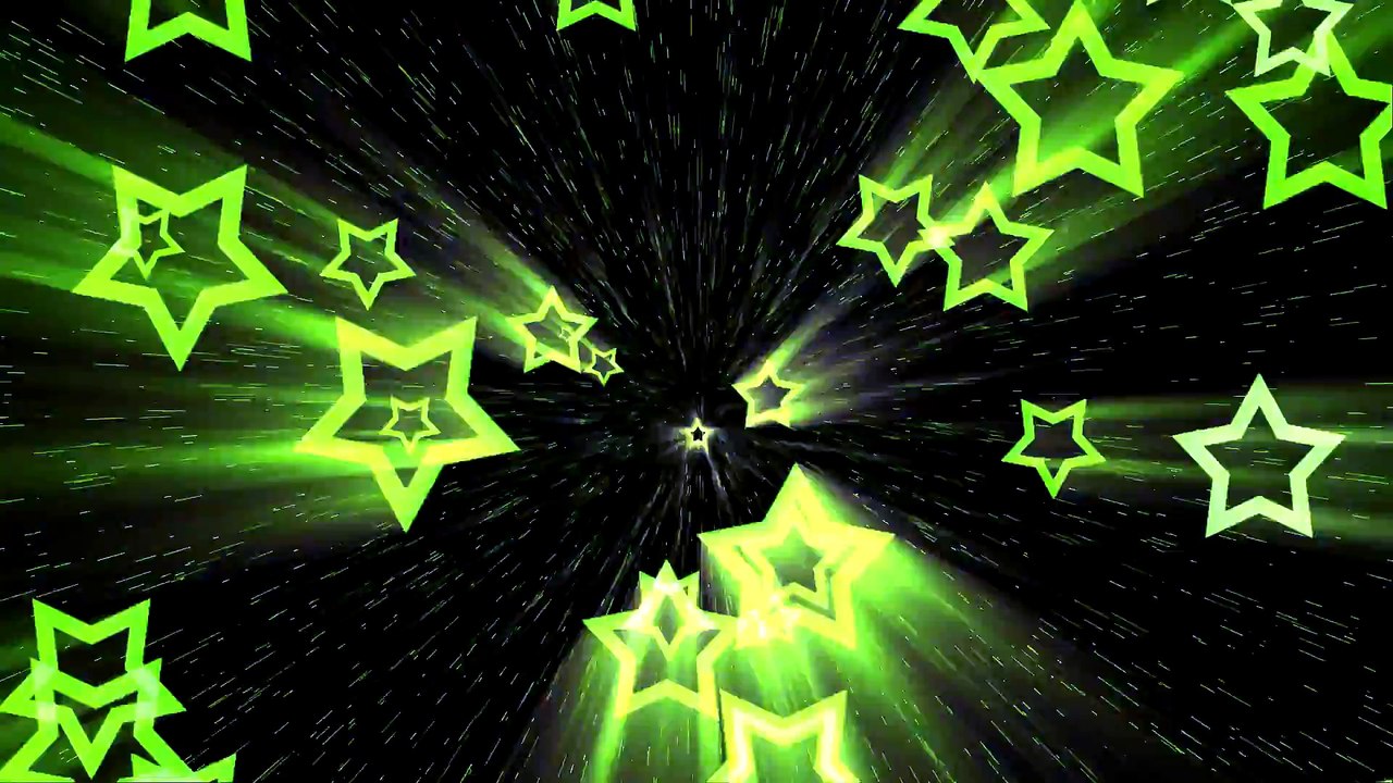 yellow star background 1 loop HD