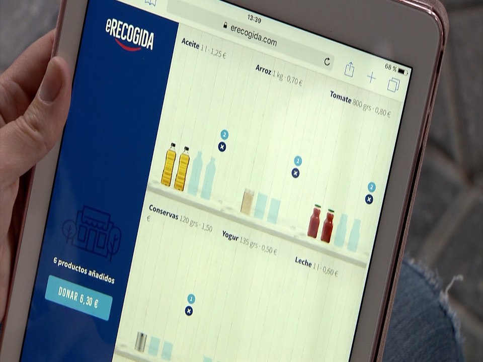 Nace e-Recogida, un supermercado de donación de alimentos online