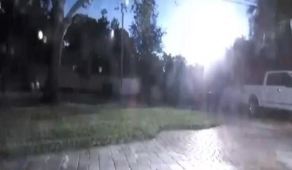 Meteorun düşme anı kamerada