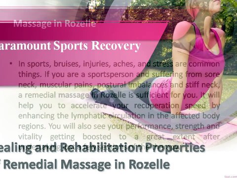 Healing and Rehabilitation Properties of Remedial Massage in Rozelle
