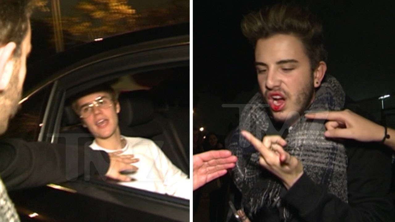 Justin Bieber violente un fan à Barcelone