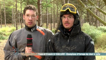 Visages du sport :  Yann et Franck le Vaillant, char à voile