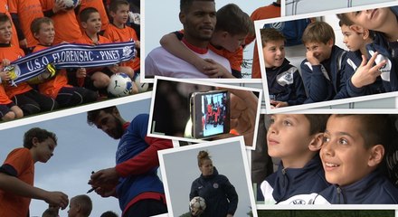 Coach MHSC avec les jeunes de l'USO Florensac/Pinet