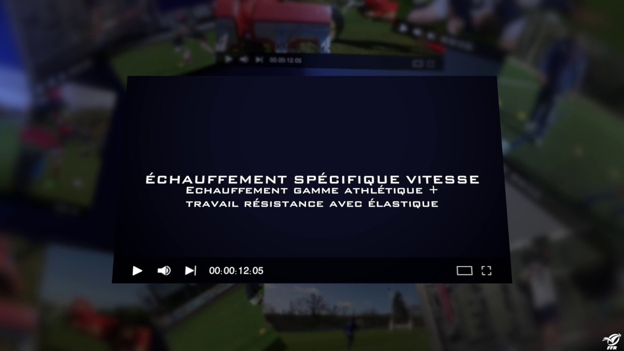 Echauffement spécifique vitesse (gamme athlétique)